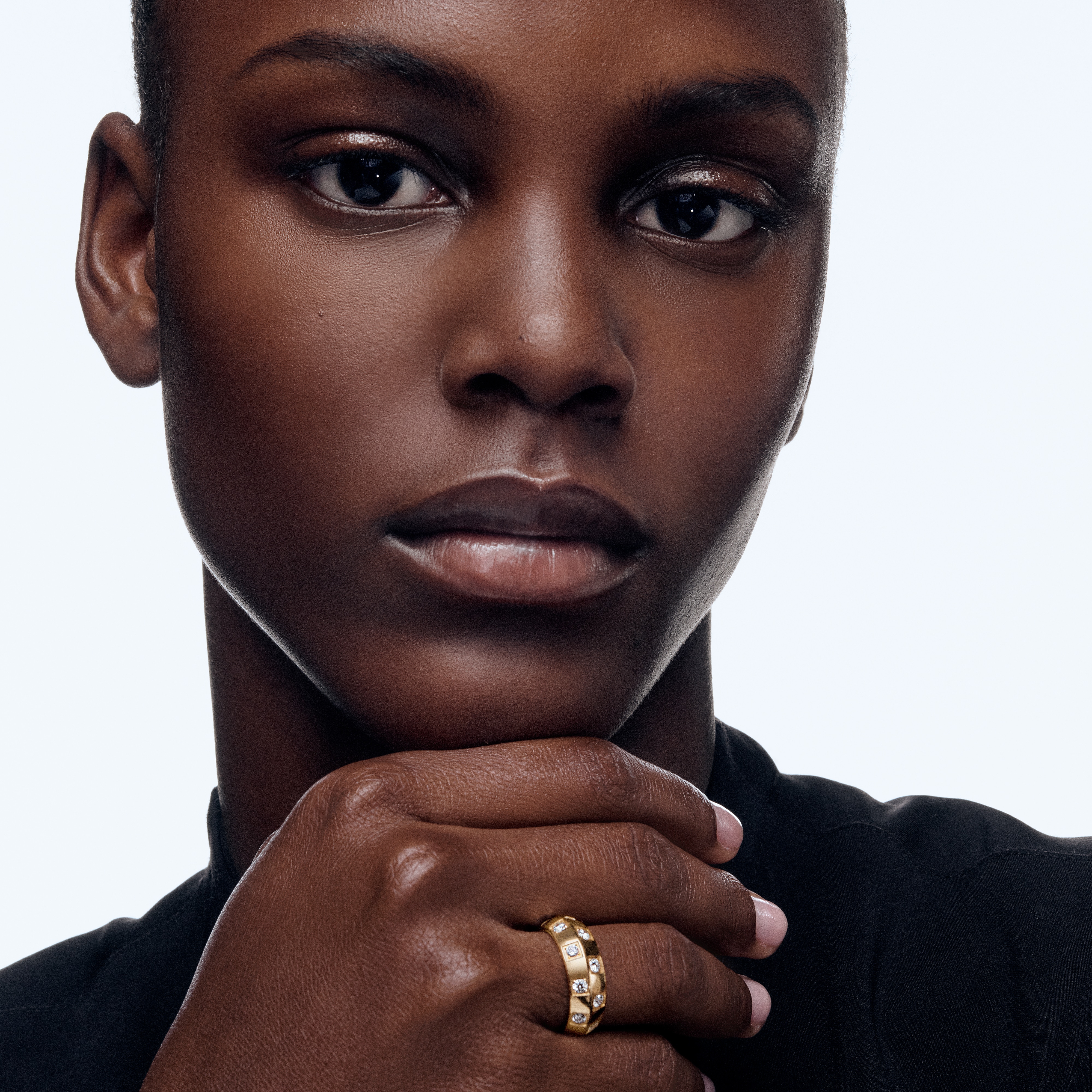 リング ル ダミエ ドゥ ルイ・ヴィトン 7mm (イエローゴールド